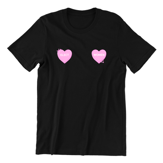 Elect Women Hearts T-Shirt