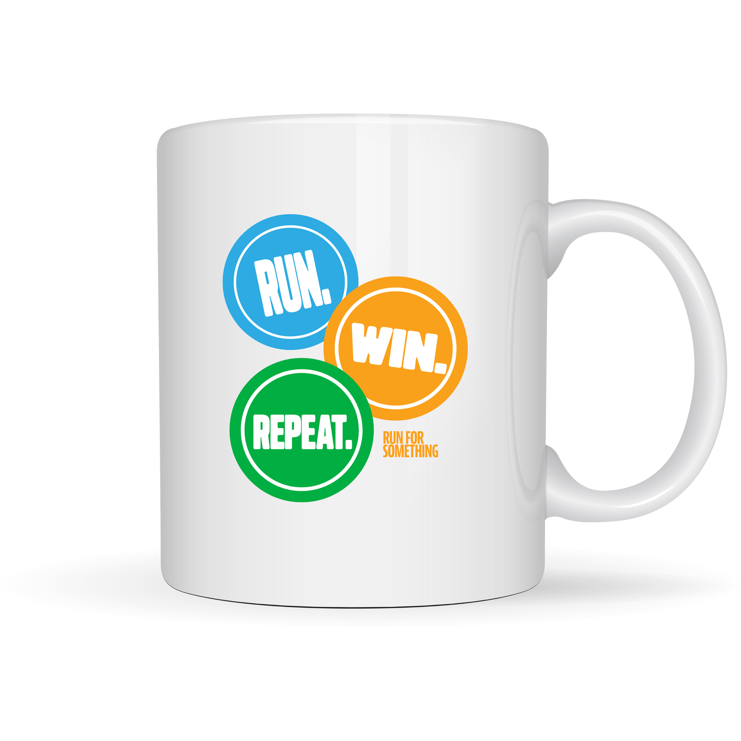 Run. Win. Repeat. Mug