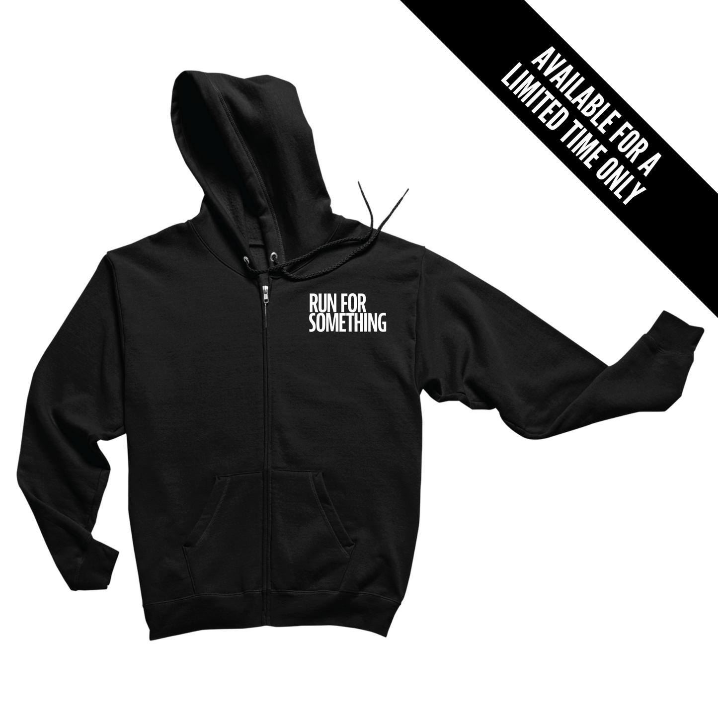 Run for Something Logo Hoodie