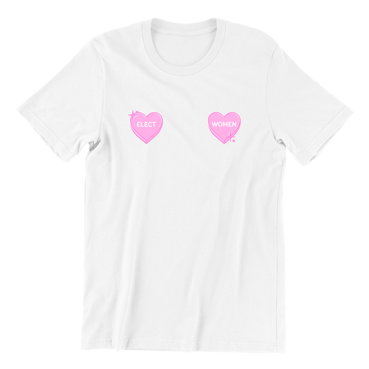 Elect Women Hearts T-Shirt